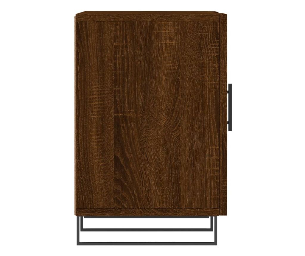 TV komoda, smeđi hrast, 150x30x50 cm, kompozitno drvo - 7