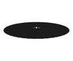 fekete szövet ugrószőnyeg kerek trambulinhoz 3,05 m thumbnail 2