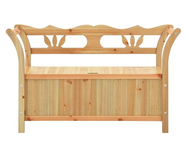 Пейка, 107x45x75.5 см, Масивна дървесина от ела