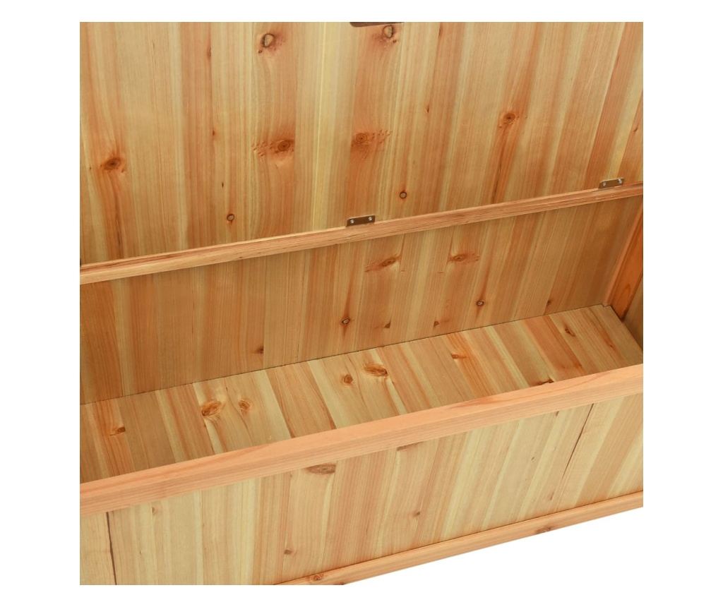 Lavice, 107x45x75,5 cm, masivní jedlové dřevo - 8
