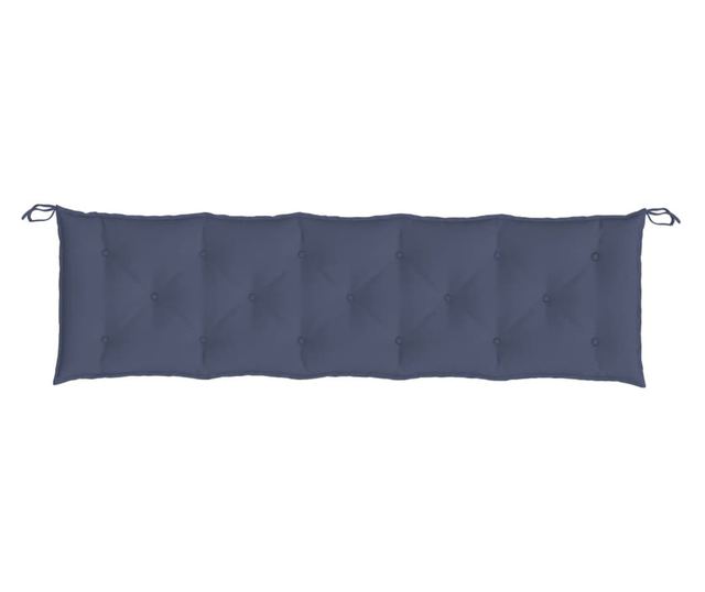 tengerészkék oxford szövet kerti padpárna 180 x 50 x 7 cm