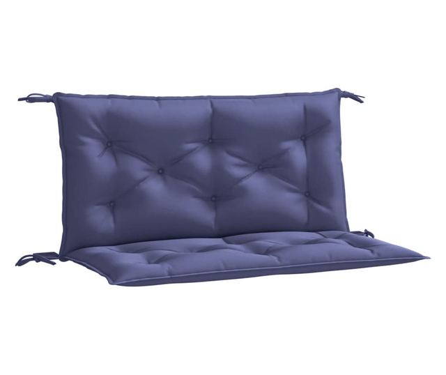 2 db tengerészkék oxford szövet kerti padpárna 100 x 50 x 7 cm