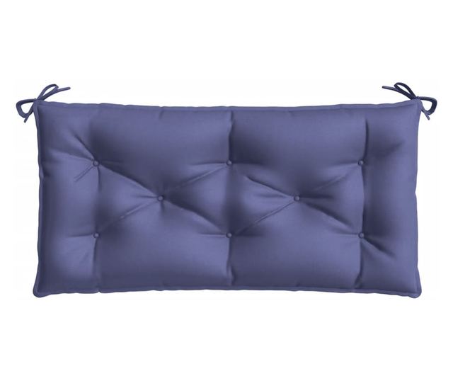 2 db tengerészkék oxford szövet kerti padpárna 100 x 50 x 7 cm