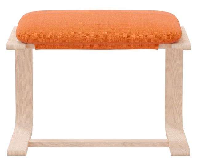 Табуретка, тъмножълта, 51x41x40 см, текстил