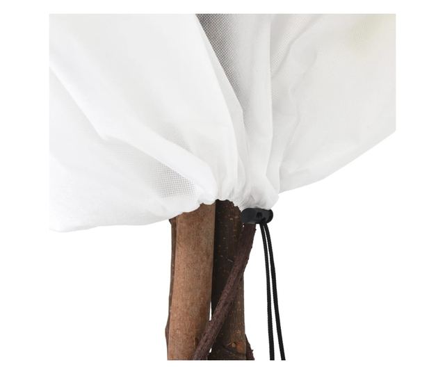 4 db növényvédő huzat zsinórral 70 g/m² 0,8 x 1,2 m