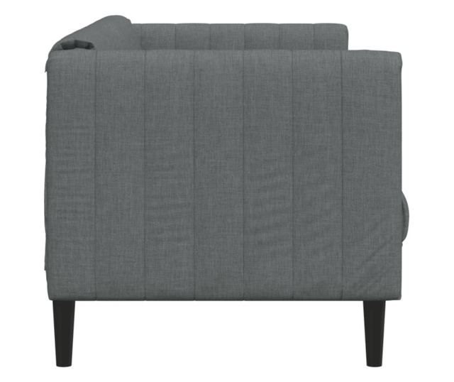 2 személyes sötétszürke szövet kanapé