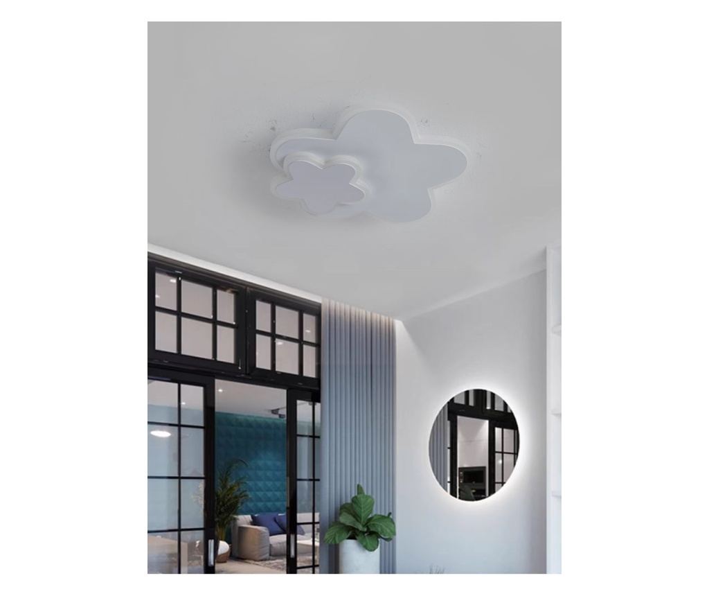 Aplica LED RFAN, Model 9329-240, 3 Tipuri De Lumina, 38W, Alb - 4