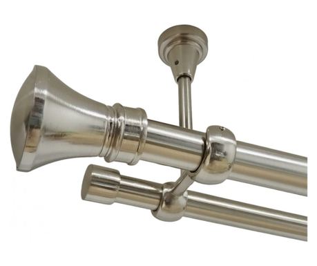 Luxor gyűrűnélküli mennyezeti sínek 25/19 mm rozsdamentes acél