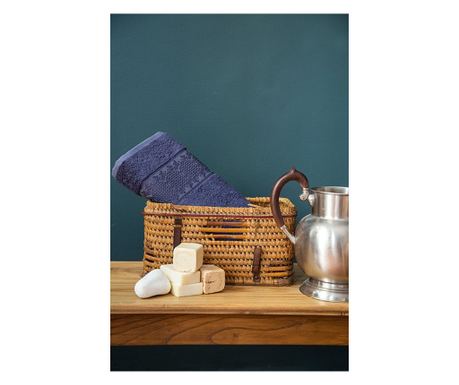 Brisača Bamboo Jacquard Marsilya, 80x150, modra 