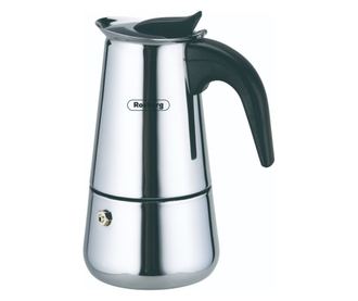 Filtru de cafea cubanez Rosberg R51173F4, 4 cani, Inox