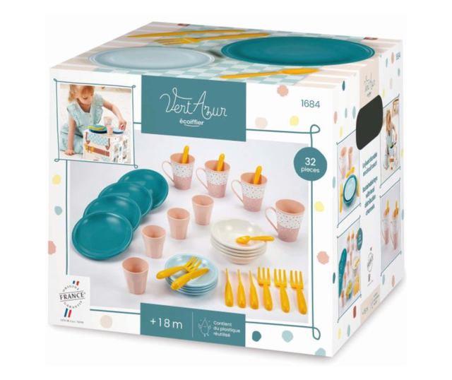 Écoiffier: 32 darabos Játék étkészlet