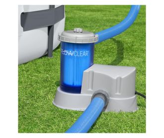 Bestway Помпа с филтър за касета Flowclear, прозрачна