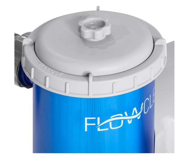 Bestway Помпа с филтър за касета Flowclear, прозрачна
