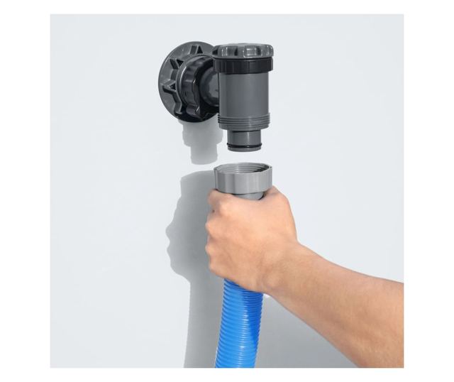 Bestway Помпа с филтър за касета Flowclear, прозрачна