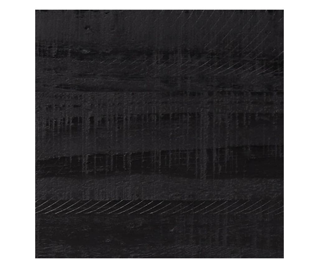 Noćni ormarić, 2 kom, crni, 40x30x55 cm, masivno borovo drvo - 8