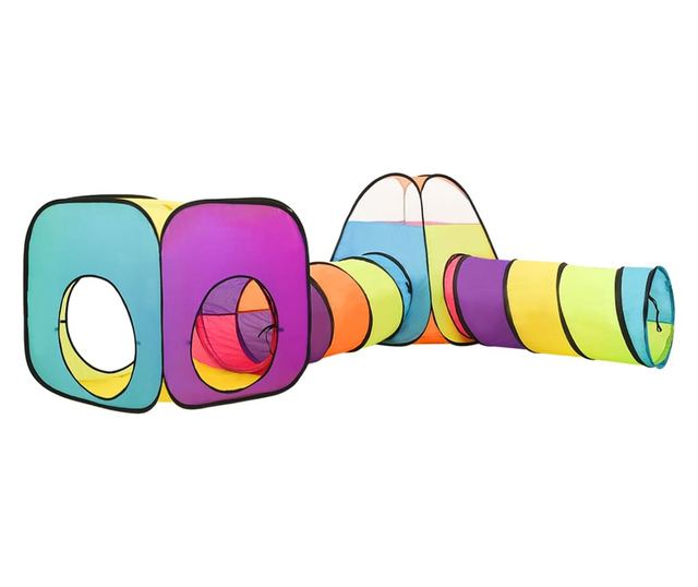 többszínű gyerekjátszósátor 190 x 264 x 90 cm