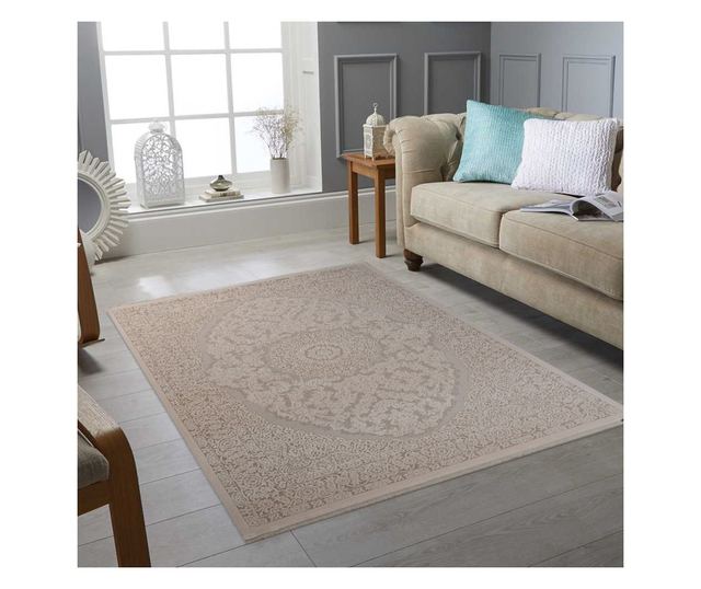 Truva Caromba Beige Rug, 60x150 cm, Rectangle