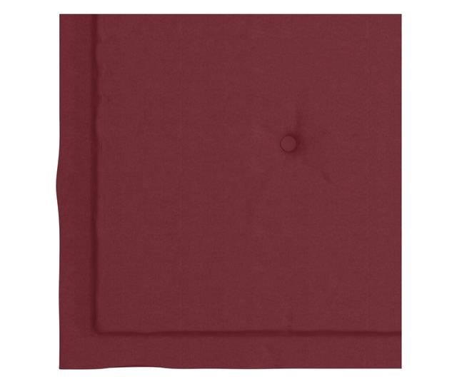 Градински столове с възглавници, 2 бр., Масивно дърво тиково дърво