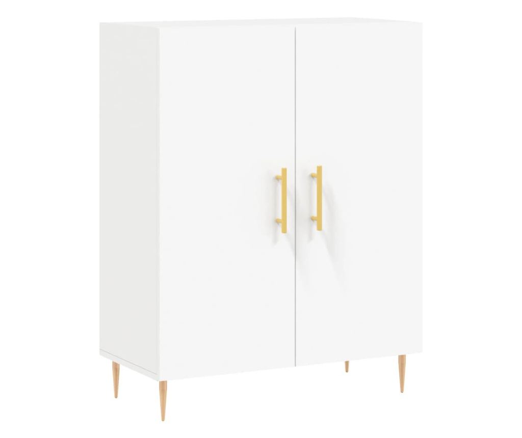 Visoka ormar, bijela, 69,5x34x180 cm, kompozitno drvo - 7