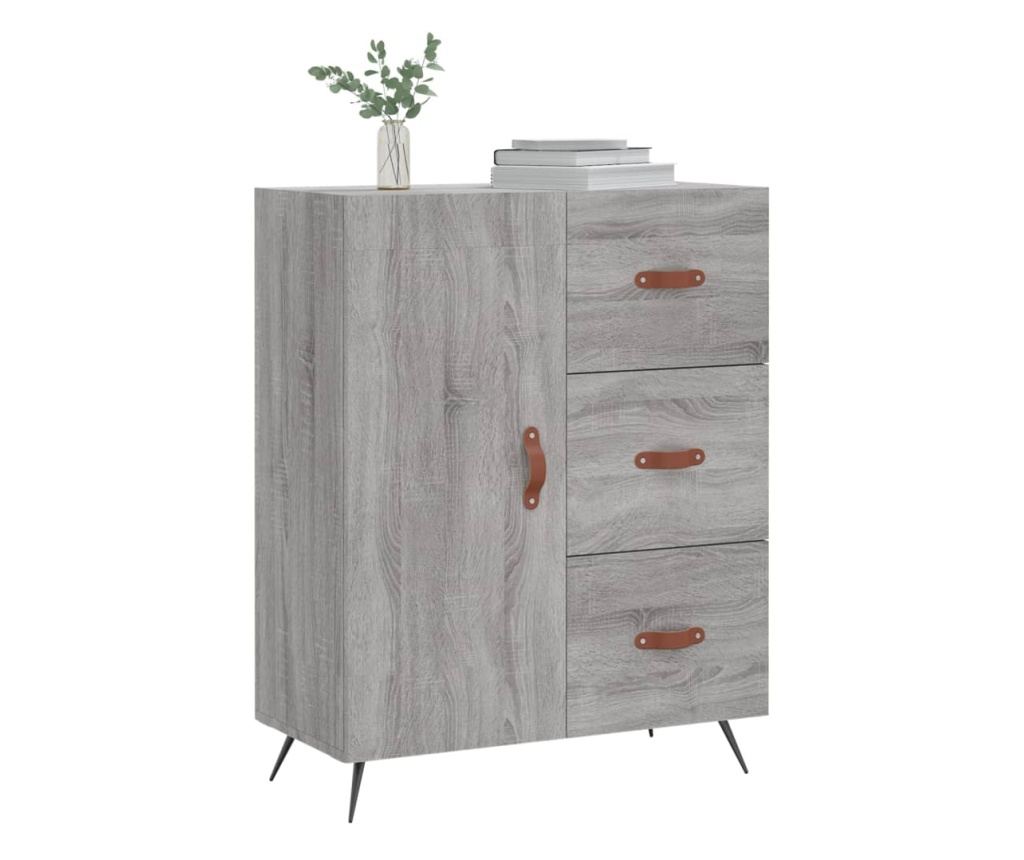 Ormarić, boja Sonoma hrasta, 69,5x34x90 cm, konstruirano drvo - 3
