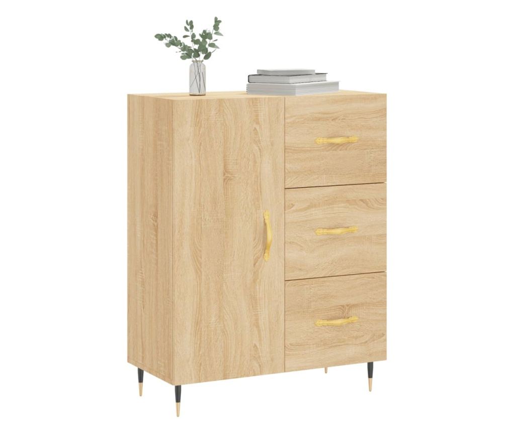 Komoda, sonoma hrast, 69,5x34x90 cm, kompozitno drvo - 3