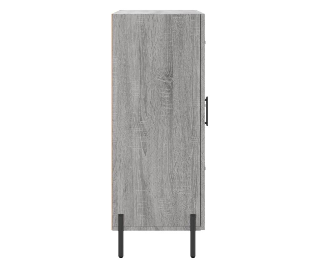 Siva sonoma komoda, 69,5x34x90 cm, kompozitno drvo - 7