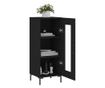 Konzola, crna, 34,5x34x90 cm, kompozitno drvo thumbnail 4