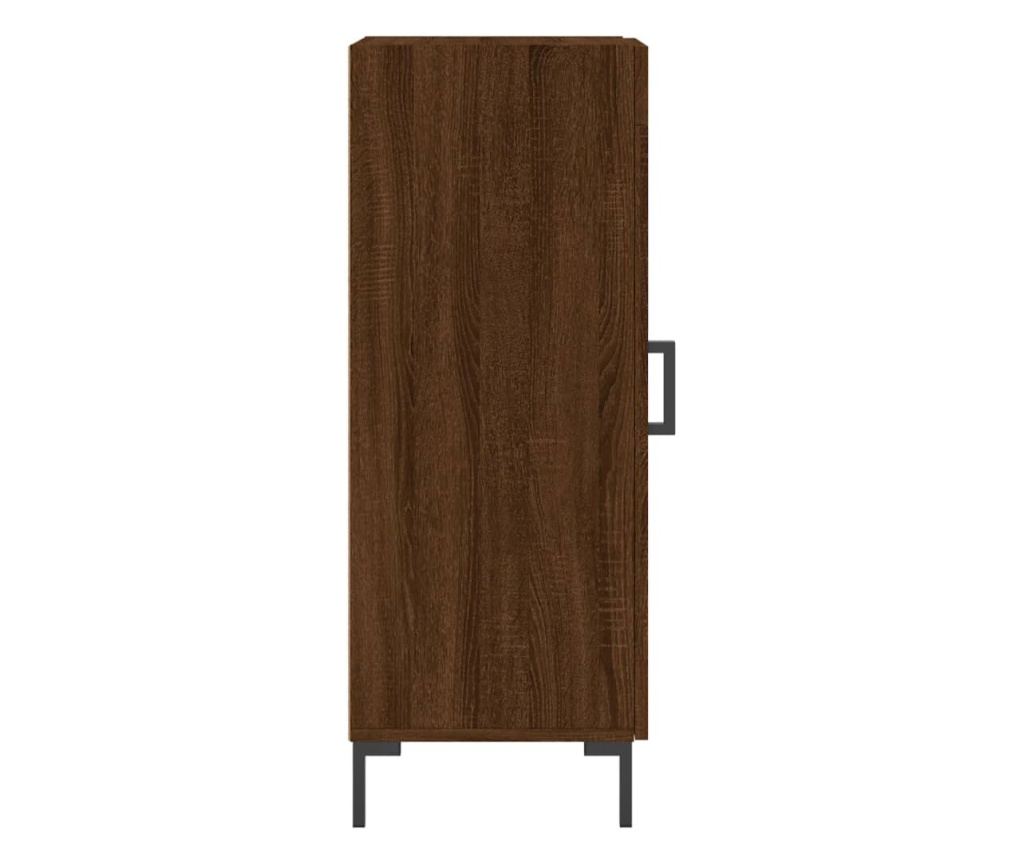 Konzola, smeđi hrast, 34,5x34x90 cm, kompozitno drvo - 7