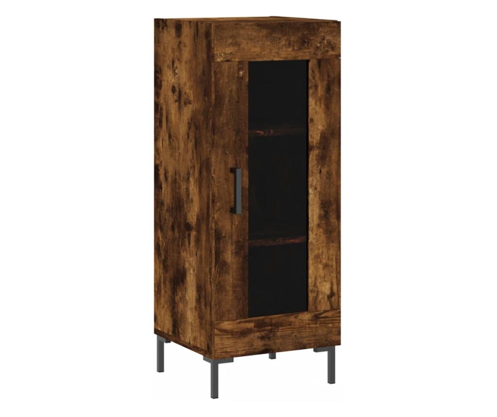 Ormarić, dimljeni hrast, 34,5x34x90 cm, kompozitno drvo - 2