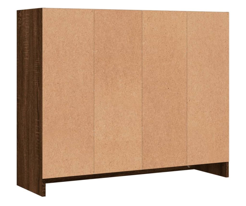 "Komoda, smeđi hrast, 91x28x75 cm, obrađeno drvo" - 8