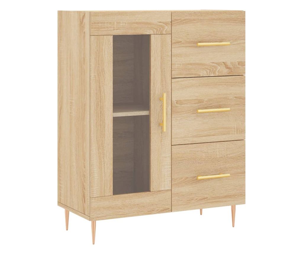 Ormarić, boja hrasta Sonoma, 69,5x34x90 cm, kompozitno drvo - 2