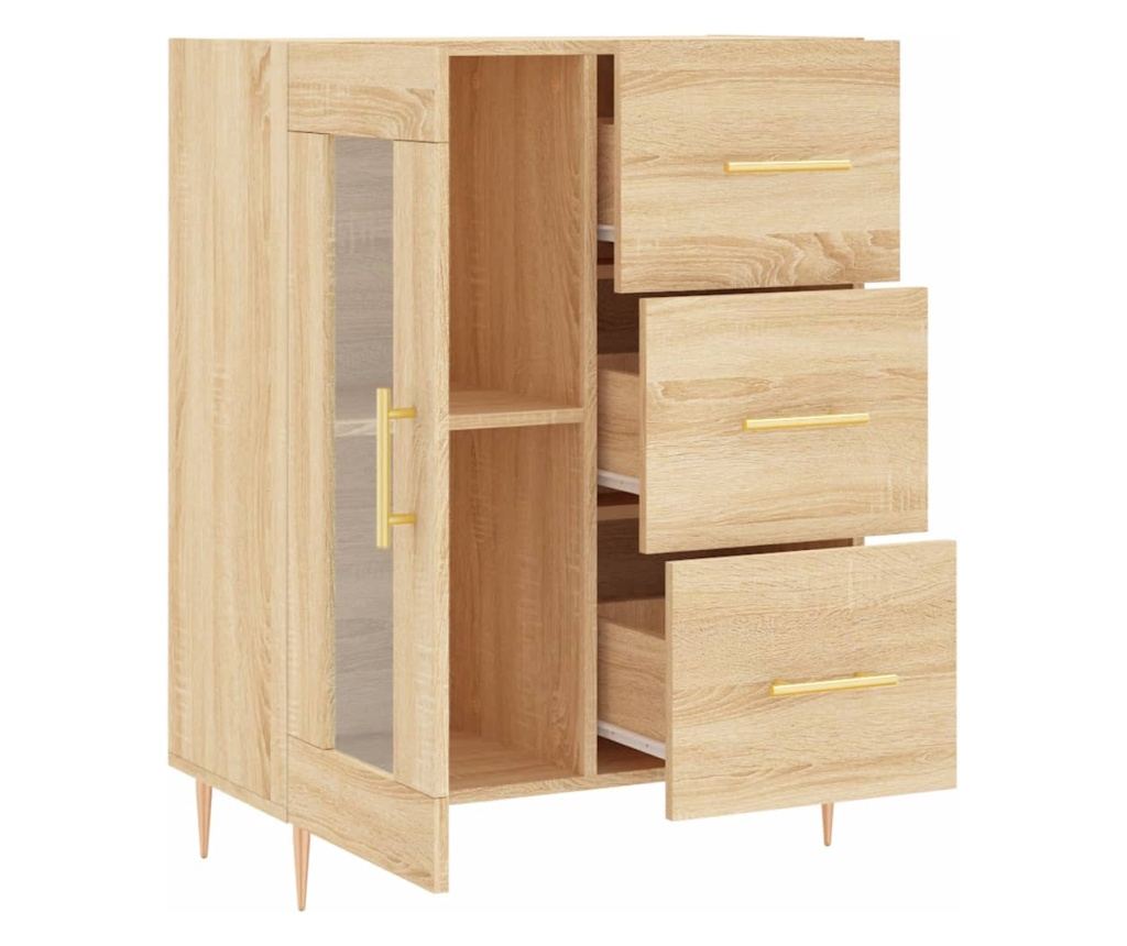 Ormarić, boja hrasta Sonoma, 69,5x34x90 cm, kompozitno drvo - 6