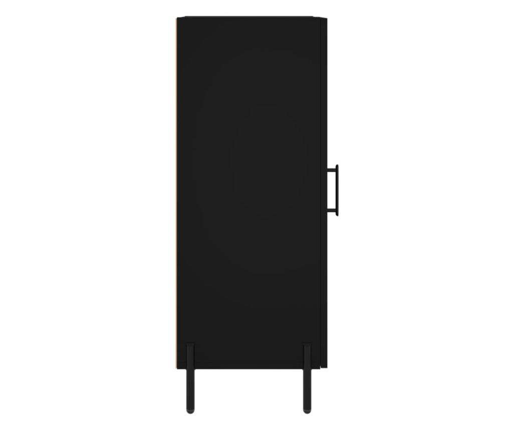 Konzola, crna, 34,5x34x90 cm, kompozitno drvo - 7