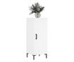 Konzola, bijela, 34,5x34x90 cm, kompozitno drvo thumbnail 3