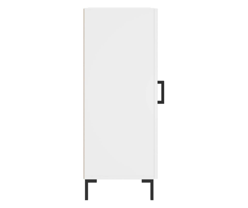 Konzola, bijela, 34,5x34x90 cm, kompozitno drvo - 7