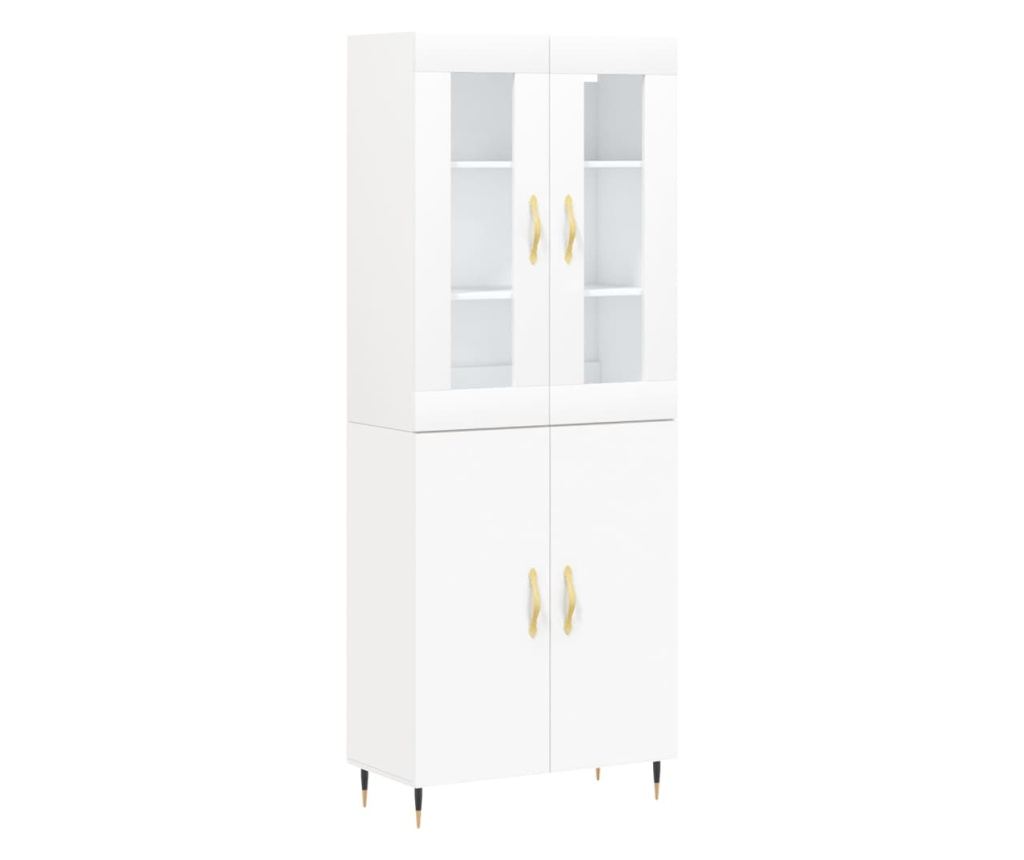 Visoka ormar, bijela, 69,5x34x180 cm, kompozitno drvo - 2