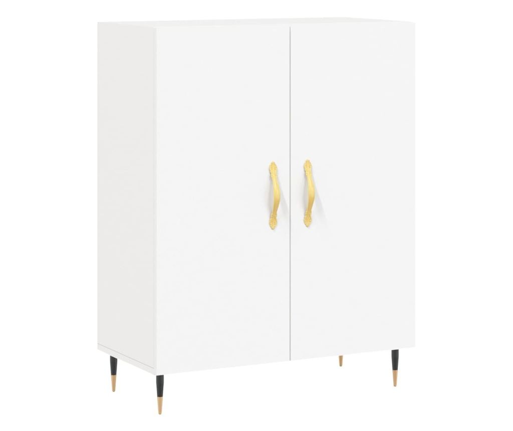 Visoka ormar, bijela, 69,5x34x180 cm, kompozitno drvo - 7