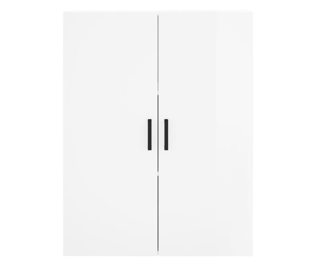 Visoka ormar, bijela visokog sjaja, 69,5x34x180 cm, kompozitno drvo - 6