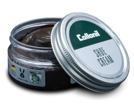 Crema de pantofi clasica Collonil Shoe Cream, 60 ml, maro inchis