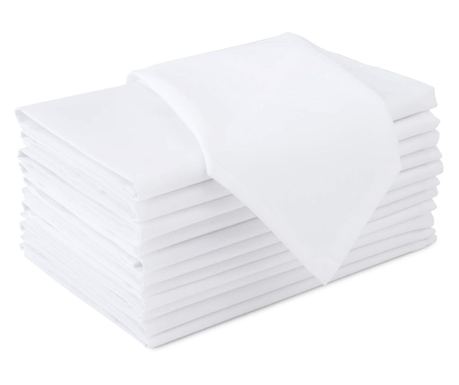 Set 10 buc Servetul ospatarului, 100% bumbac, Ranforce Pakistan, dimensiunea 55x55 cm