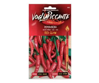 Seminte de ardei iute VOGLIAPICCANTE, RED GLOW, plic 0.1 grame