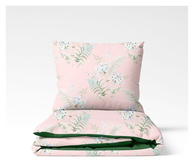 Lenjerie de pat dublu, Majoli Bahar Home Collection, bumbac ranforce, pentru 2 persoane, Venice