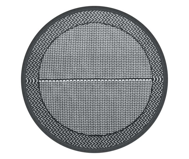 szürke polipropilén kültéri szőnyeg Ø160 cm