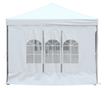 fehér összecsukható rendezvénysátor oldalfalakkal 3 x 6 m