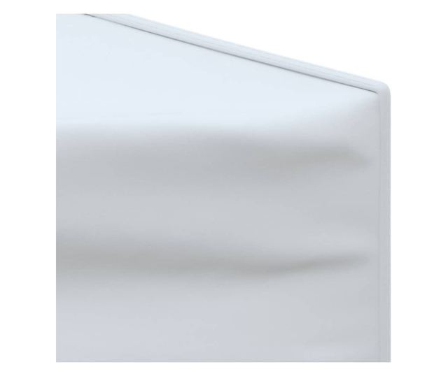 fehér összecsukható rendezvénysátor oldalfalakkal 3 x 6 m