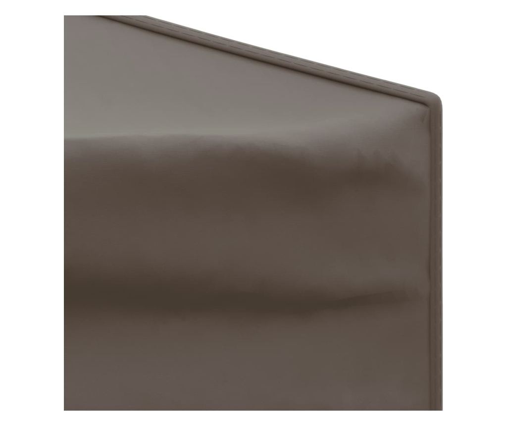 tópszínű összecsukható rendezvénysátor oldalfalakkal 3x3 m - 5