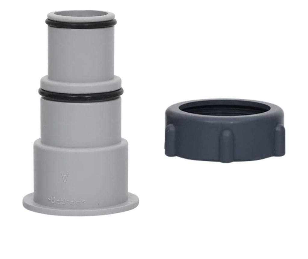 2 db műanyag medencetömlő-csatlakozó - 6