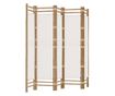 Сгъваема преграда за стая 200 см бамбук и плат thumbnail 2