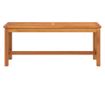Градинска пейка, 110x35x45 см, масивна дървесина акация thumbnail 3