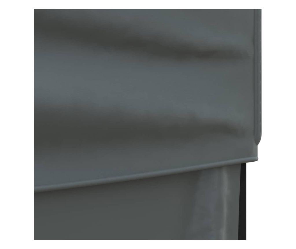 antracit összecsukható partisátor oldalfalakkal 3x3 m - 6